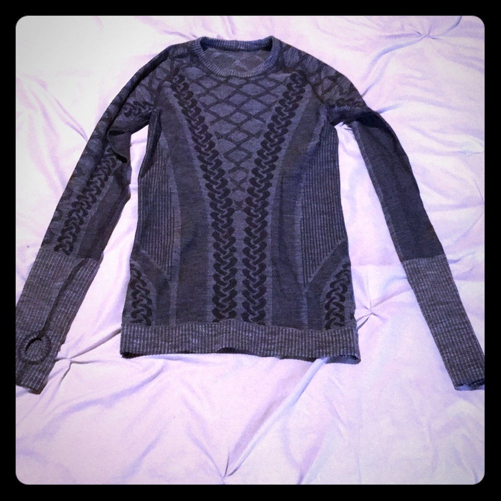 Gray LuLu Lemon long sleeve